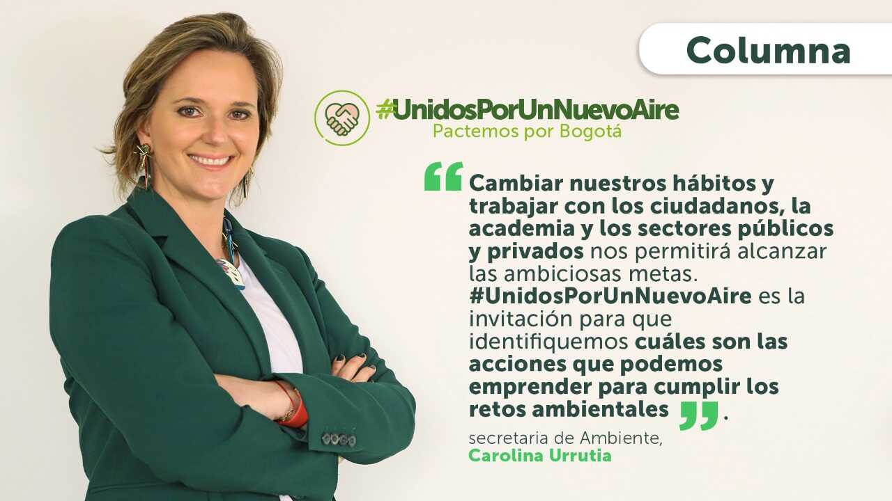 Secretaria de Ambiente, Carolina Urrutia.