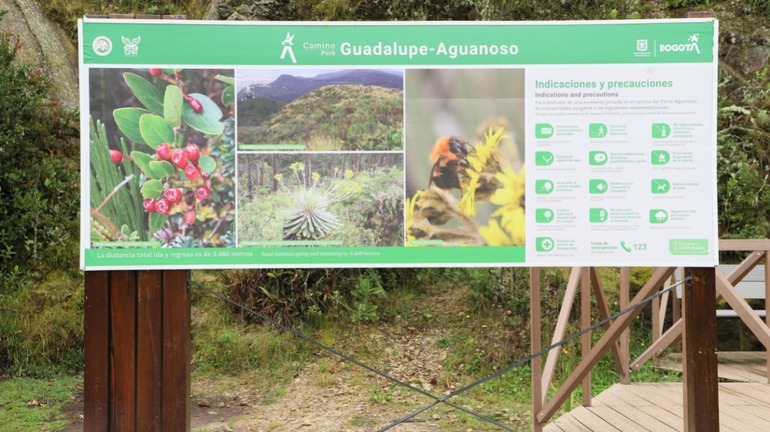 Secretaría de Ambiente realizó piloto antes de apertura oficial del Camino de los Cerros Guadalupe - Aguanoso
