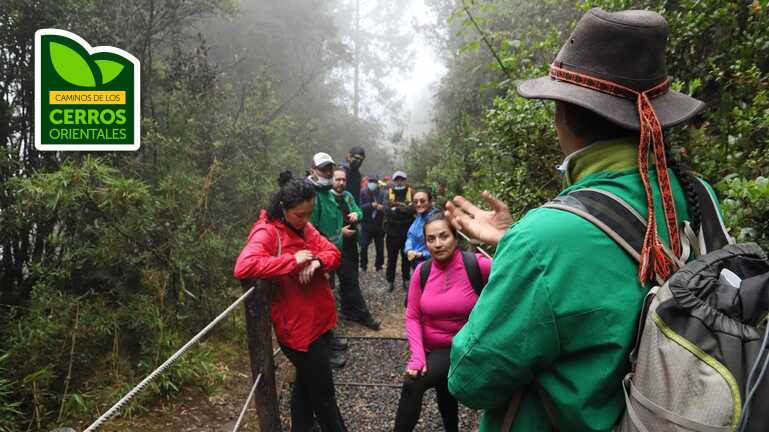 Ahora se pueden reservar visitas a los senderos de Bogotá en la nueva APP "Caminos de los cerros Orientales"