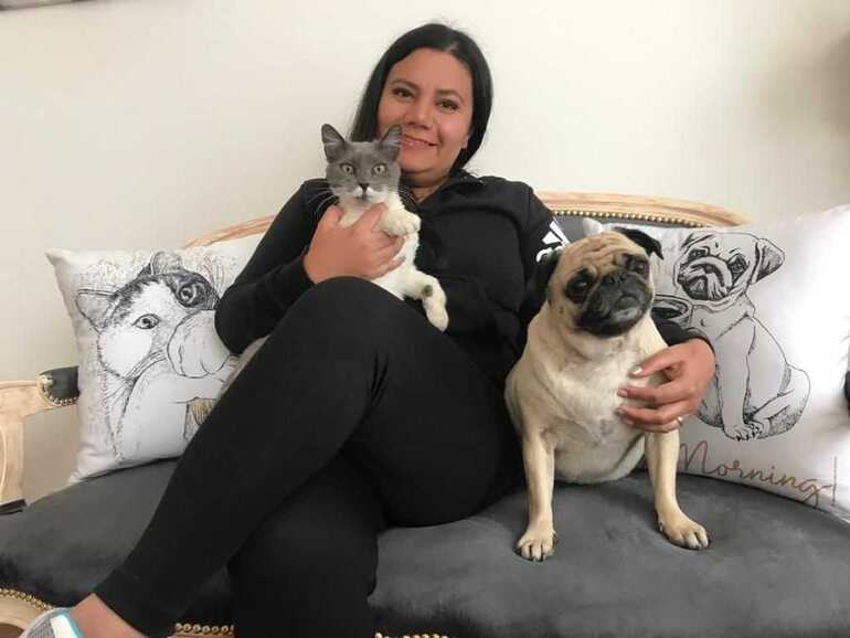 Andrea Murcia, creadora hogar de paso para perros y gatos
