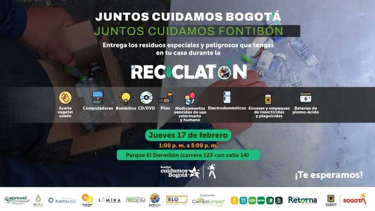 En Fontibón se realizará recolección de residuos especiales y peligrosos y actividades de educación ambiental