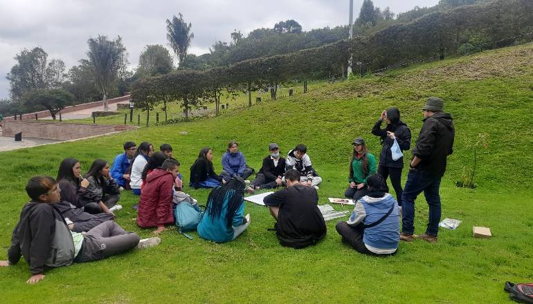 En el Parque Mirador de los Nevados, se realizó el encuentro anual de experiencias colectivas de servicio social ambiental